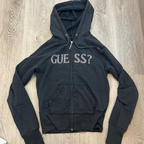 Guess large bling zip up - Picture 1 of 4